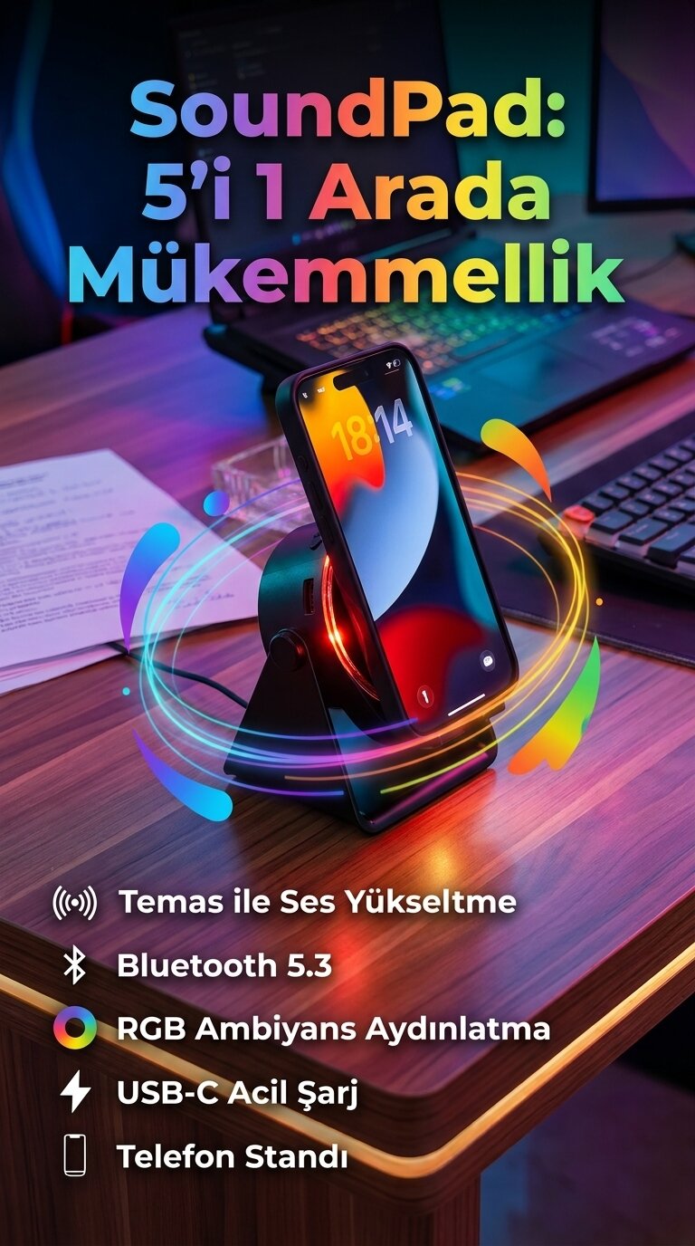 Masanızın yeni ses ve şarj merkezi